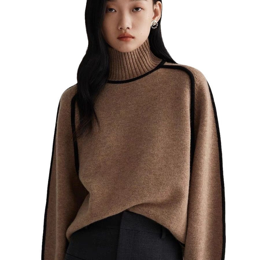 Half Turtleneck Knit Sweater