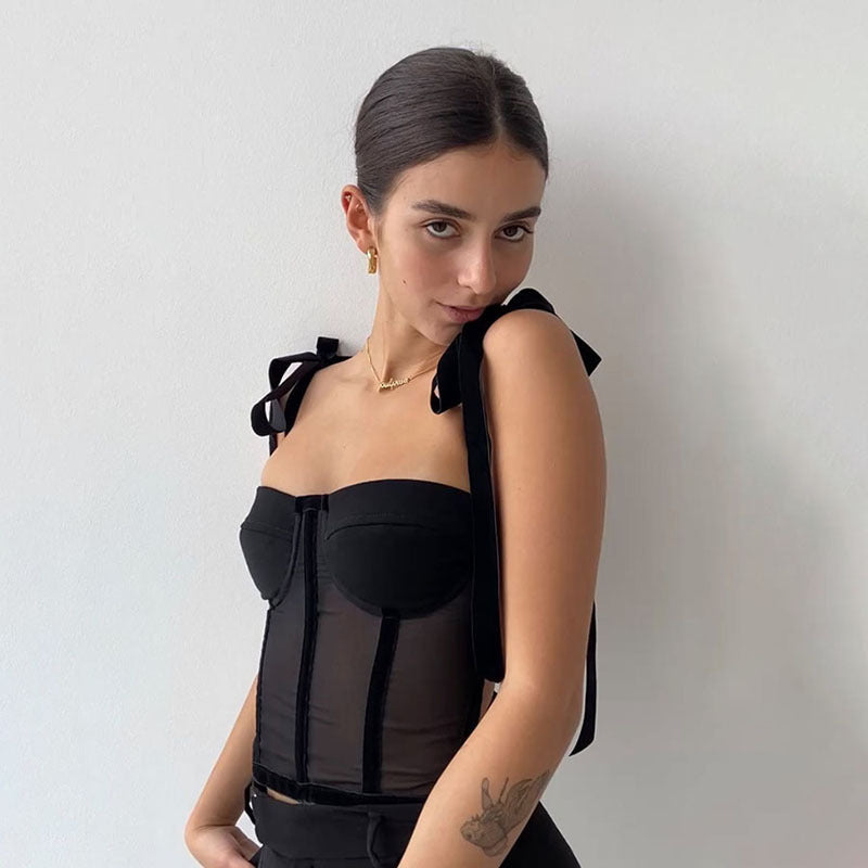 Sheer Backless Camisole